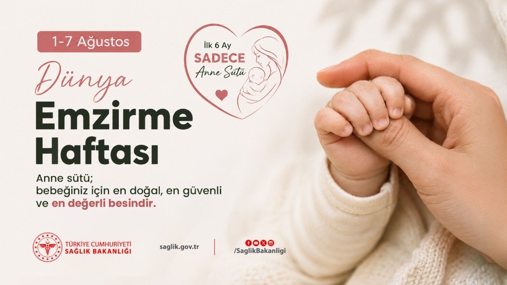 1-7 Ağustos Dünya Emzirme Haftası — Anne sütü bebeğiniz için en doğal, en güvenli ve en değerli besindir